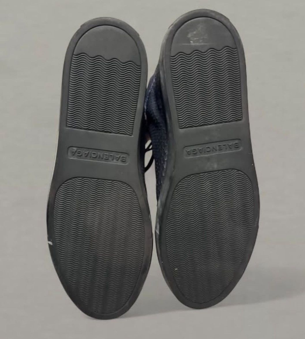 Balenciaga Balenciaga Arena Python Leather Noir Bleu Hightop Sneaker 41 Size US 8.5 / EU 41-42 - 5 Thumbnail