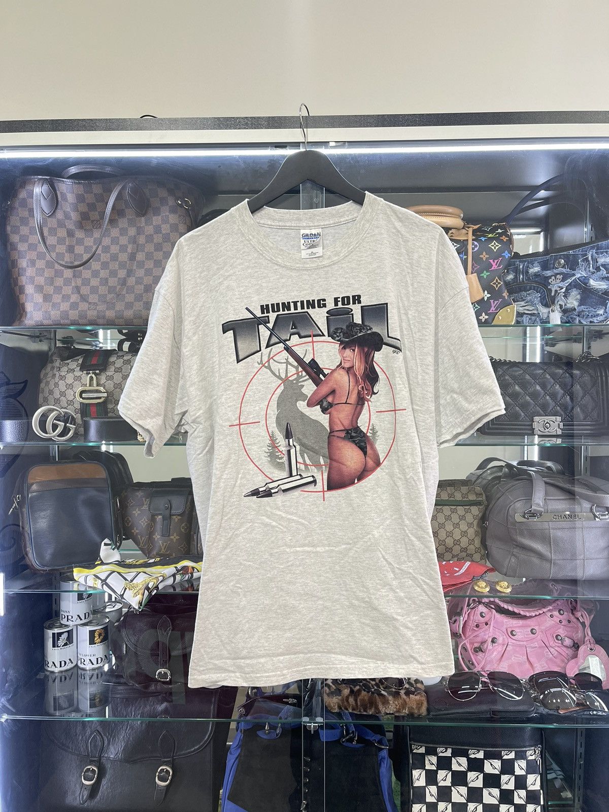 Vintage Vintage 90s Naked Hunting Tails T XL Size US XL / EU 56 / 4 - 1 Thumbnail