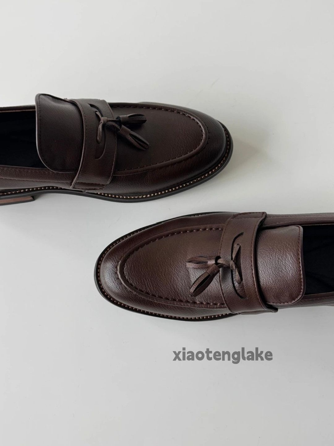 Vintage Unisex outdoor utility workwear loafer tassel shoes Size US 7 / EU 40 - 1 Thumbnail