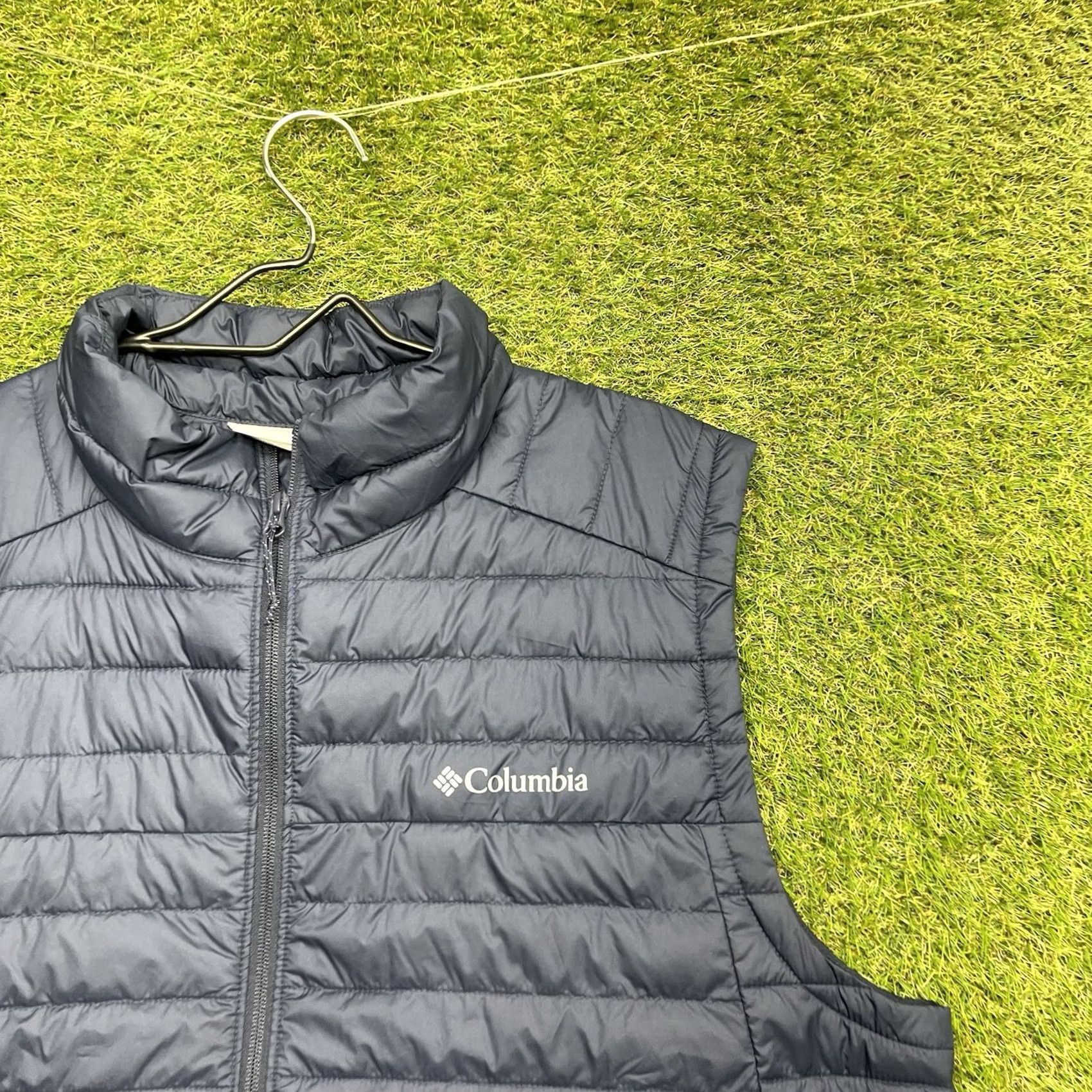Vintage Columbia Omni-Shield Puffer Vest Mens XL Blue Zip Outdoor Hiking Softshell NWT Size US XL / EU 56 / 4 - 2 Thumbnail