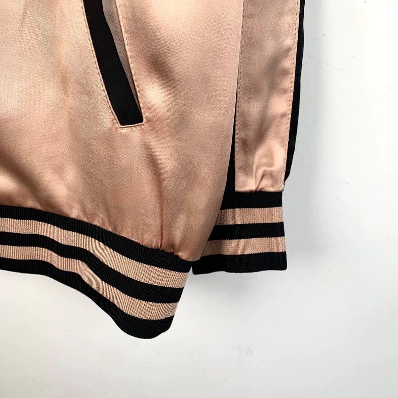 Saint Laurent Paris Saint Laurent Color-block striped jacket with stand-up zip Size S / US 4 / IT 40 - 4 Thumbnail