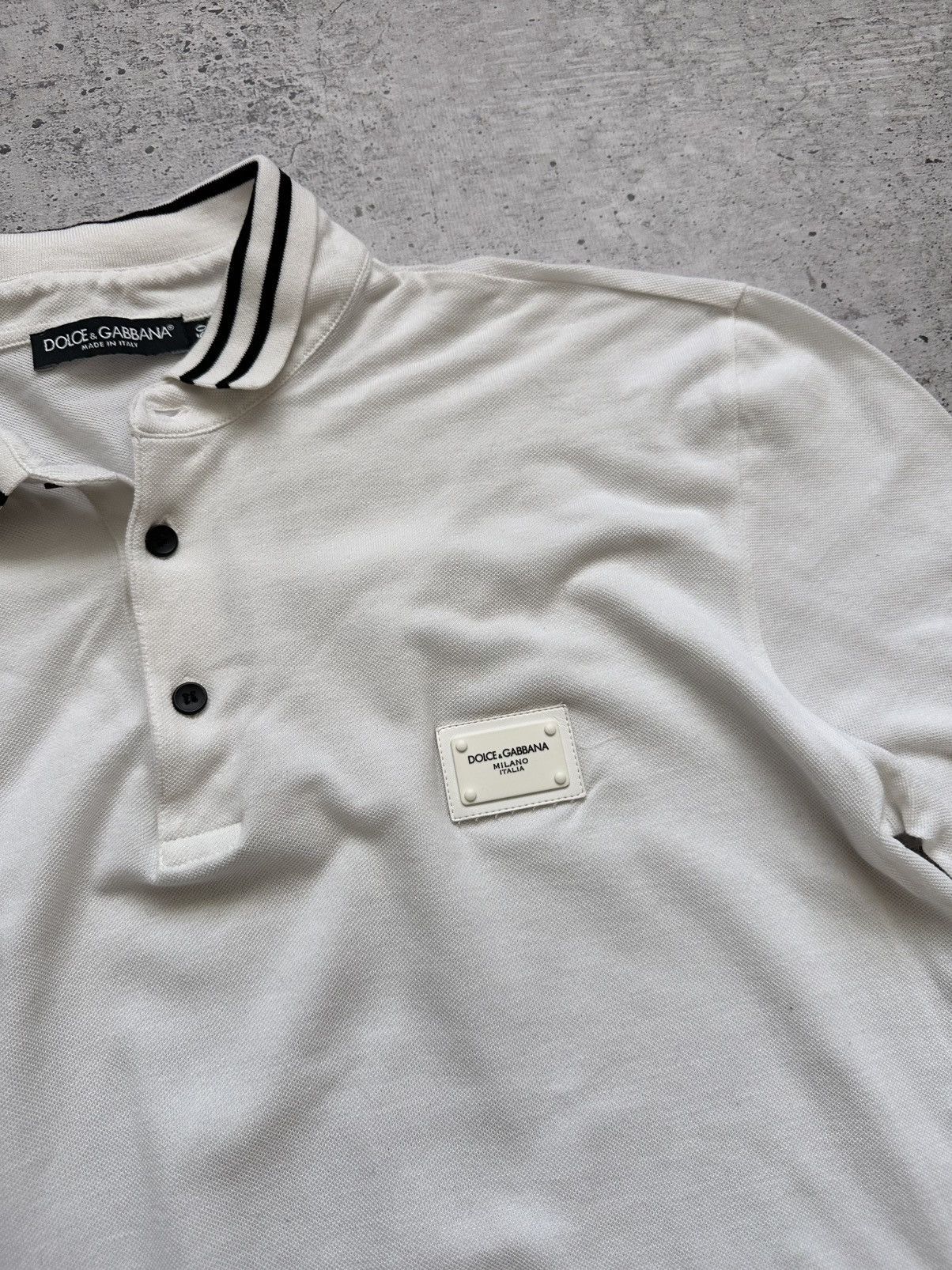 Dolce & Gabbana Vintage Dolce Gabbana Milano White Polo Size US M / EU 48-50 / 2 - 6 Thumbnail