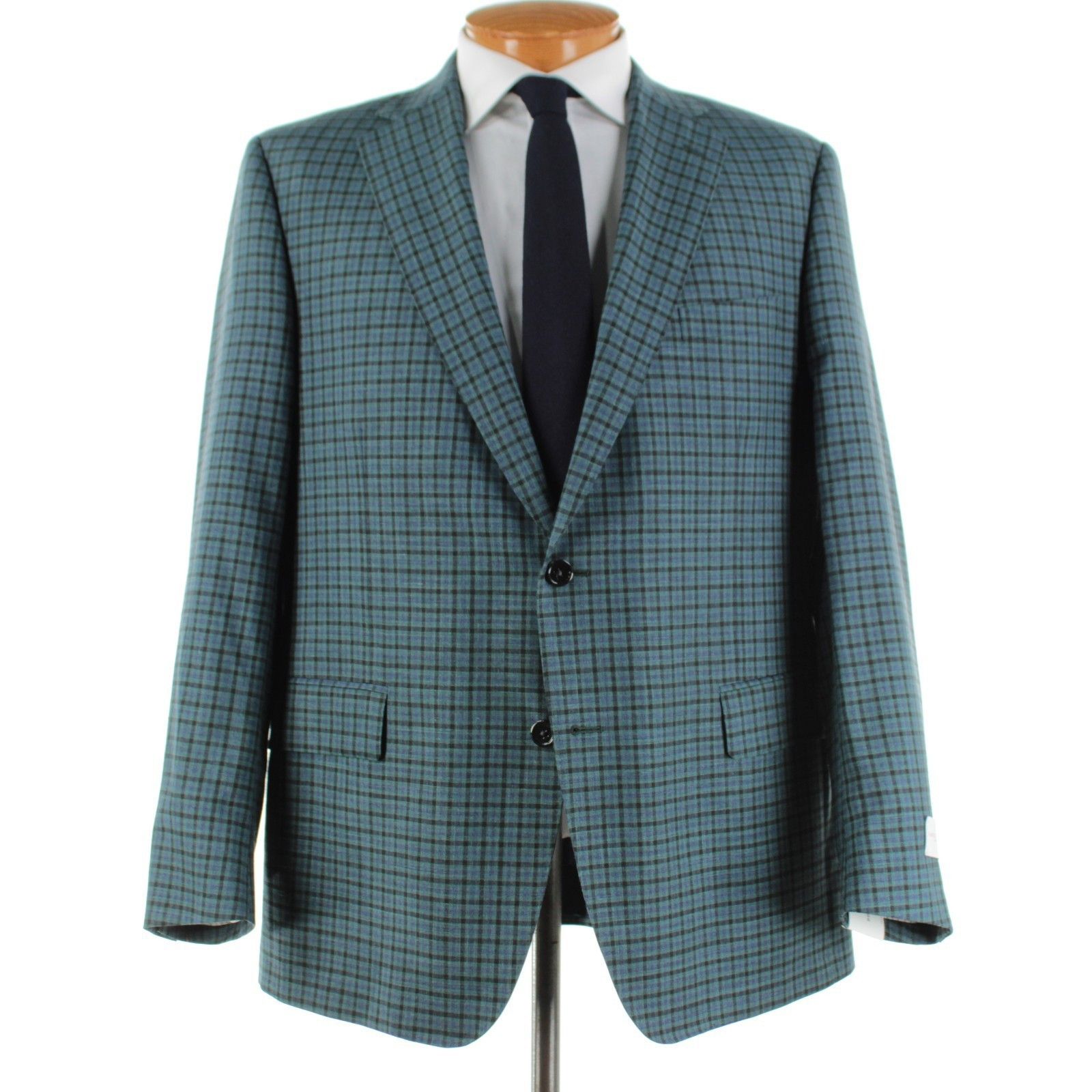 Samuelsohn Samuelsohn Sport Coat Size 46 Regular US in Green Size 46R - 1 Thumbnail