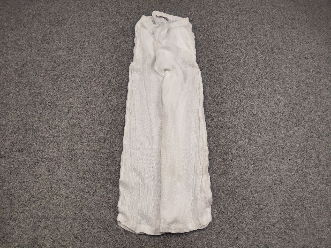 Transit Transit Par Such Design classic White Linen Trouser Pants Size 30" / US 8 / IT 44 - 3 Thumbnail