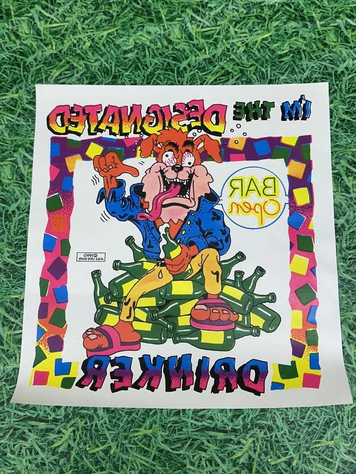 Designer Heat Transfer Vintage 80s 90s 00s Size ONE SIZE - 1 Preview
