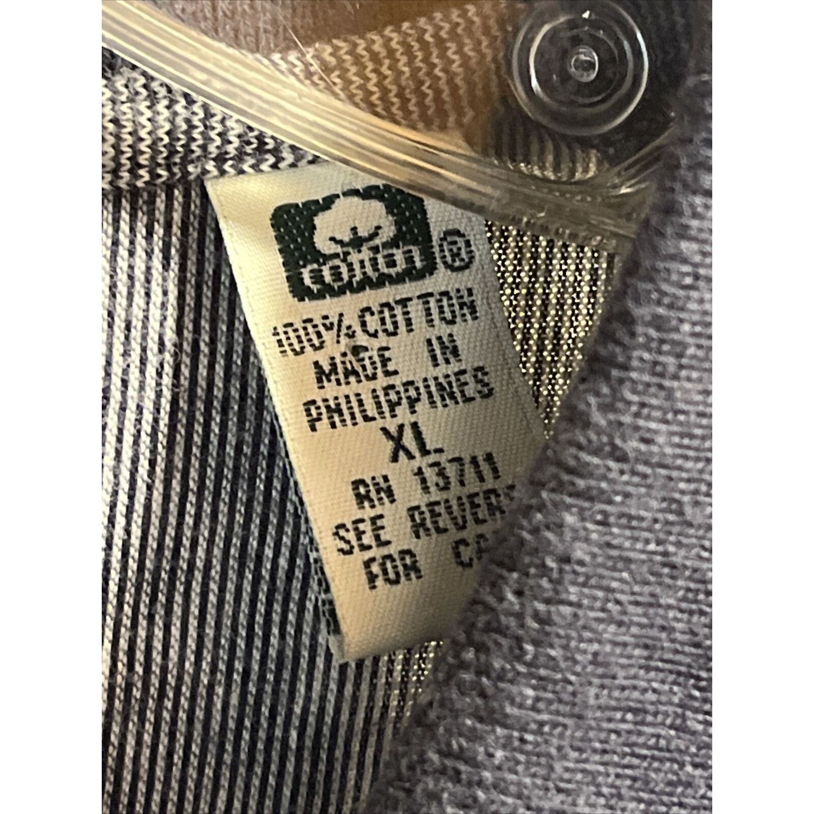John Ashford John Ashford Golf Vintage Men XL Gray 1/4 Button Cotton Polo Size US XL / EU 56 / 4 - 4 Thumbnail