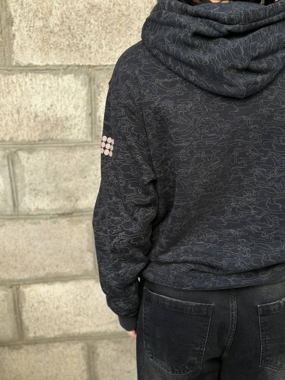 DrunknMunky VTG Drunk Monkey Hoodie Multi-logo Size M Y2K SK8 00s USa Size US M / EU 48-50 / 2 - 11 Thumbnail