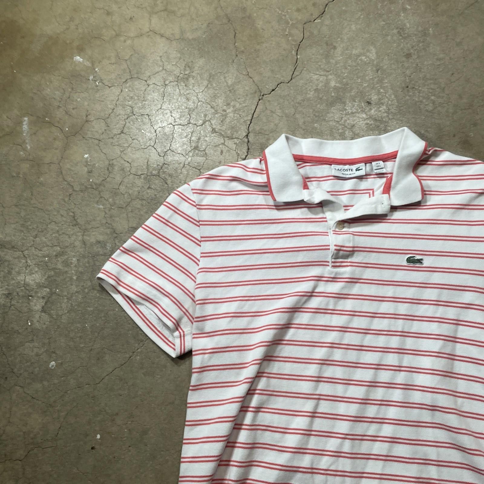 Lacoste Lacoste Polo Shirt Mens S Striped Tennis Sports Golf Rugby Size US XL / EU 56 / 4 - 5 Thumbnail