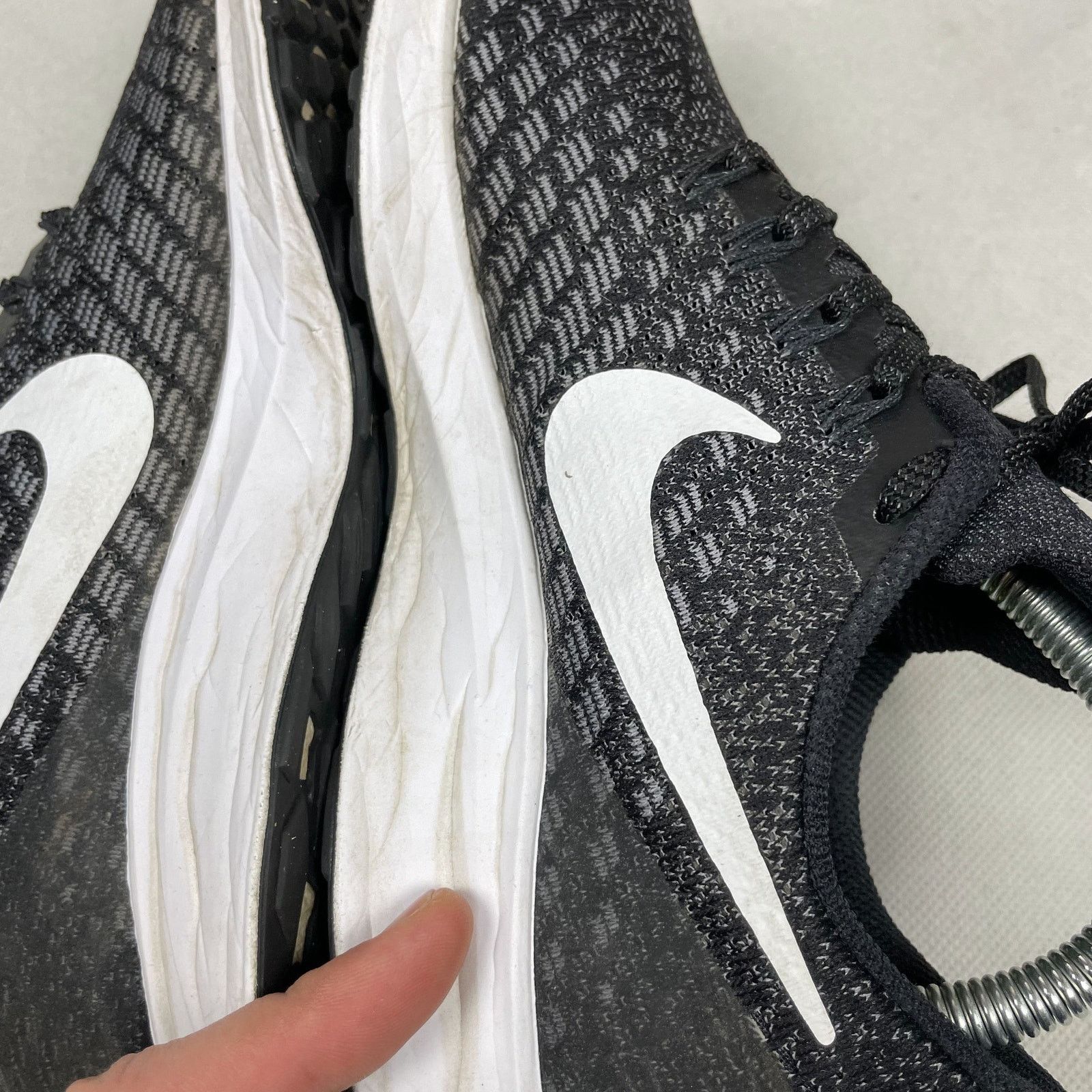 Nike Nike Air Zoom Pegasus 35 942855-001 Women Black/Gray Shoes 7 Size US 7 / IT 37 - 9 Thumbnail