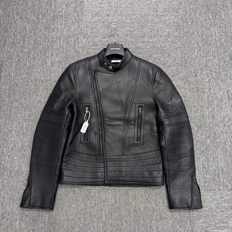 Givenchy Givenchy Size48 Sheepskin Motorcycle Jacket Size US M / EU 48-50 / 2 - 1 Thumbnail