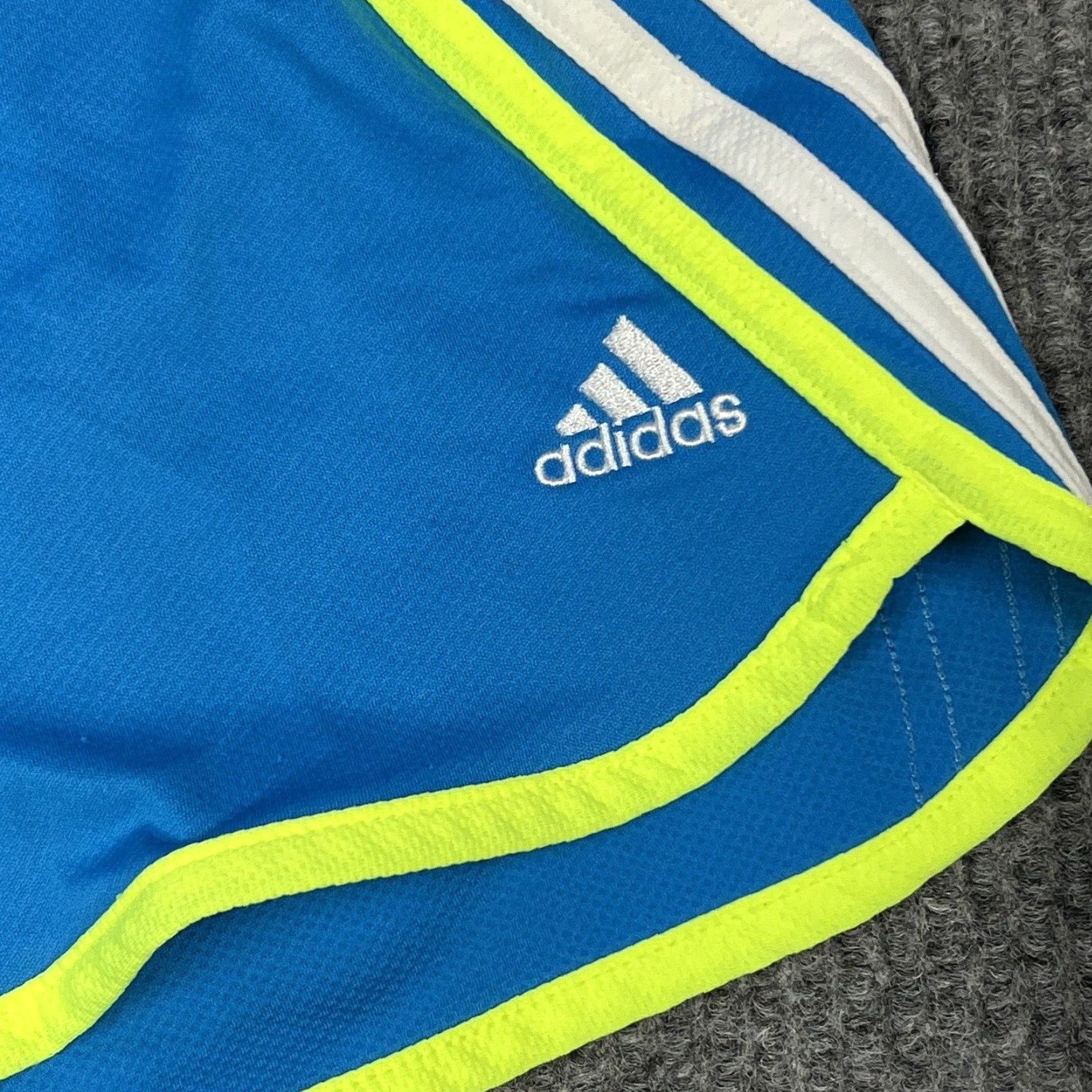 Adidas adidas Womens Running Shorts Medium Blue Drawstring Polyester 30x4 Size 30" / US 8 / IT 44 - 3 Thumbnail