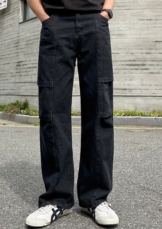 Japanese Brand Haseki x Fuka Vintage Washed Loose Workwear Straight Jeans Size US 32 / EU 48 - 1 Thumbnail