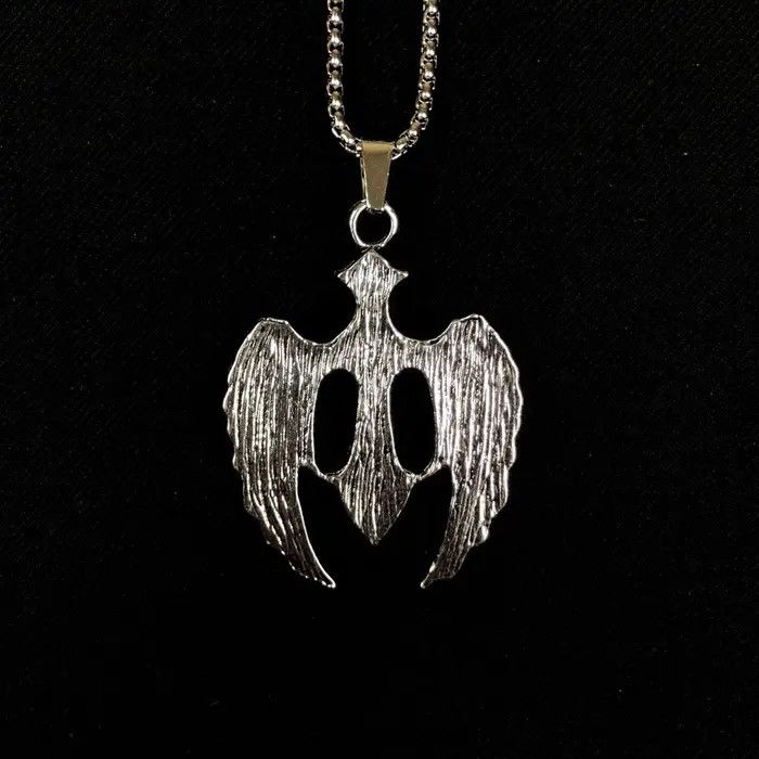 Jewelry Wings Cross Crystal Chain Punk Gothic Necklace Size ONE SIZE - 2 Thumbnail
