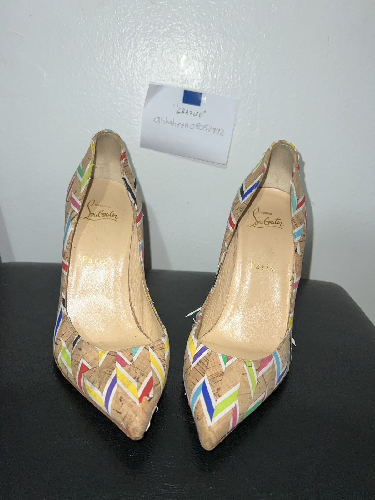 Christian Louboutin Christian Louboutin SUPER RARE Color Size US 7 / IT 37 - 3 Thumbnail