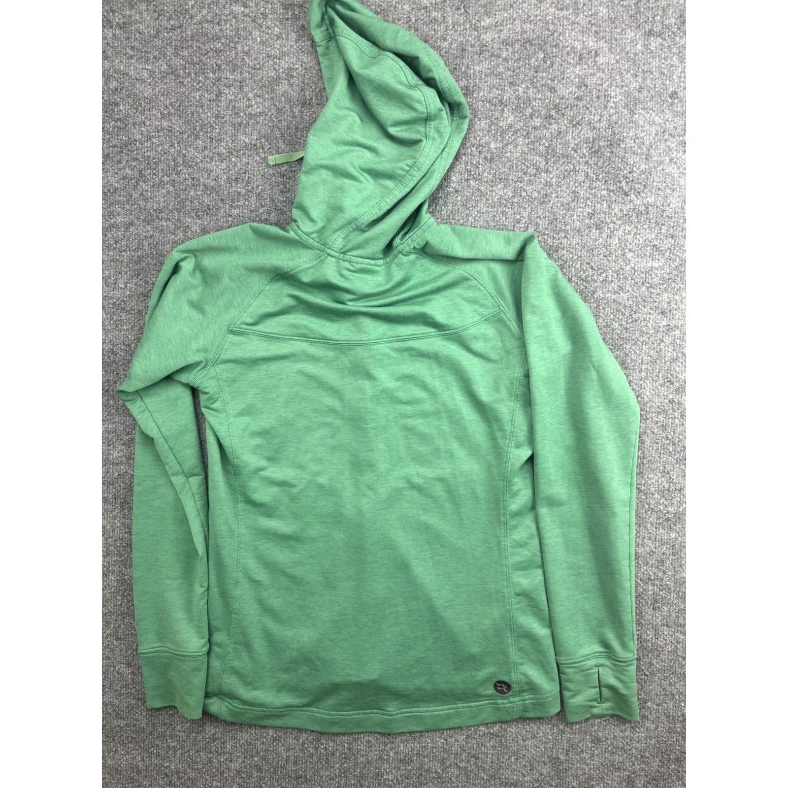 Rab Rab Top-Out Hoody Womens M Green Full Zip High Neck Raglan Stretch Hoodie Shirt - Womens, M, Green, Rab, Top-Out Hoody, Full Zip, Raglan Sleeve Size M / US 6-8 / IT 42-44 - 7 Thumbnail