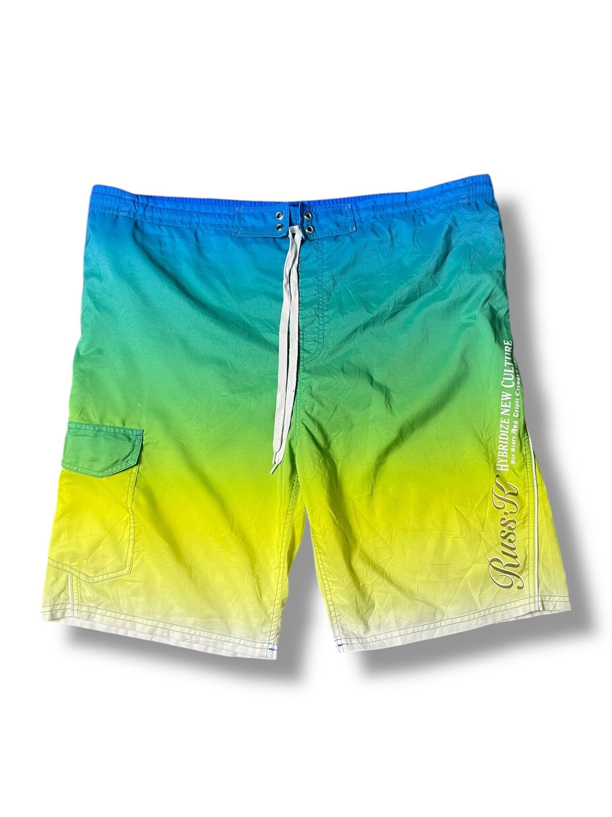 Japanese Brand × Vintage RUSS K. Brand Ombre Shorts (91) Size US 41 - 1 Thumbnail