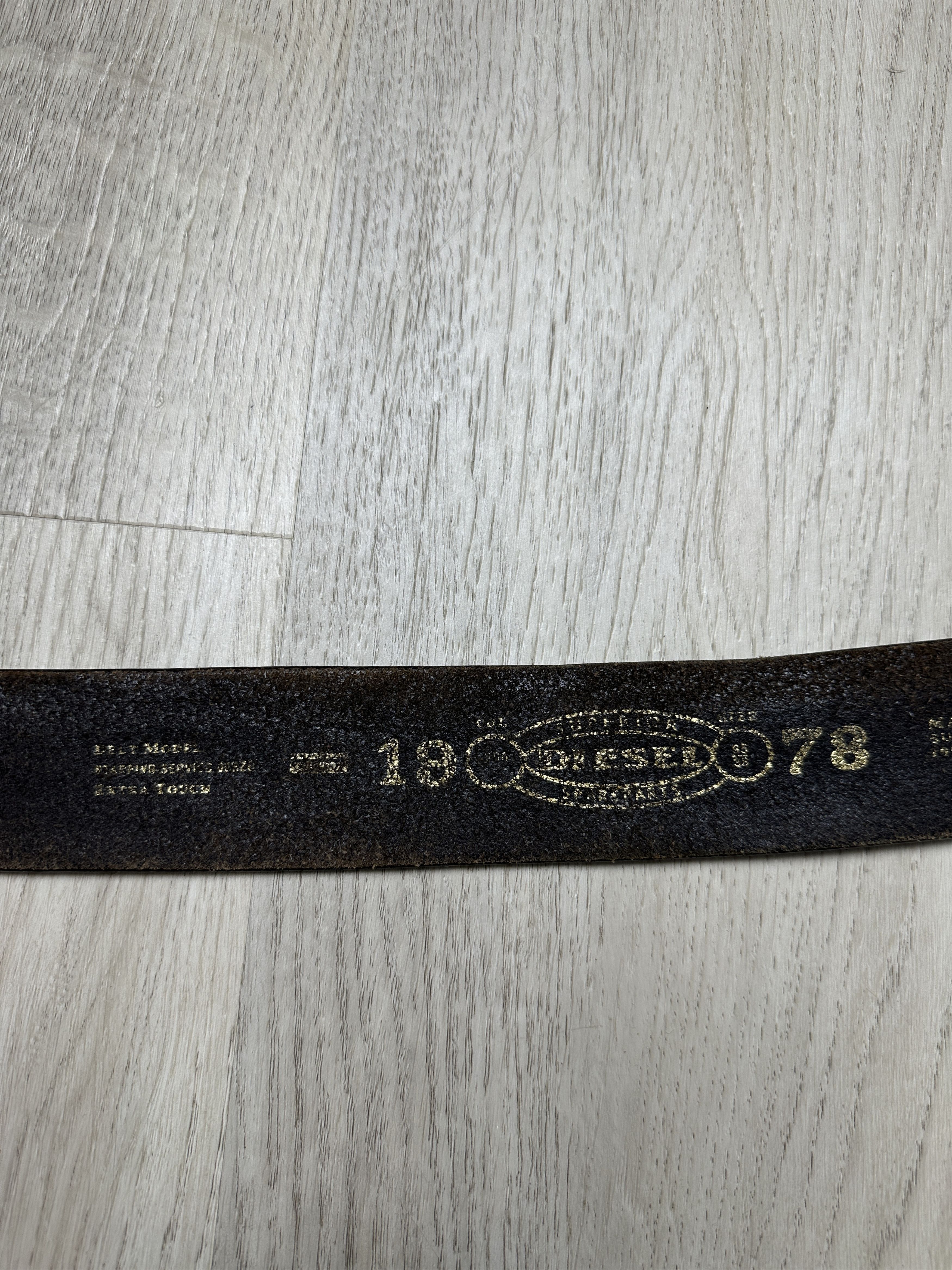 Diesel Diesel Vintage Mens Leather Belt Size ONE SIZE - 8 Thumbnail