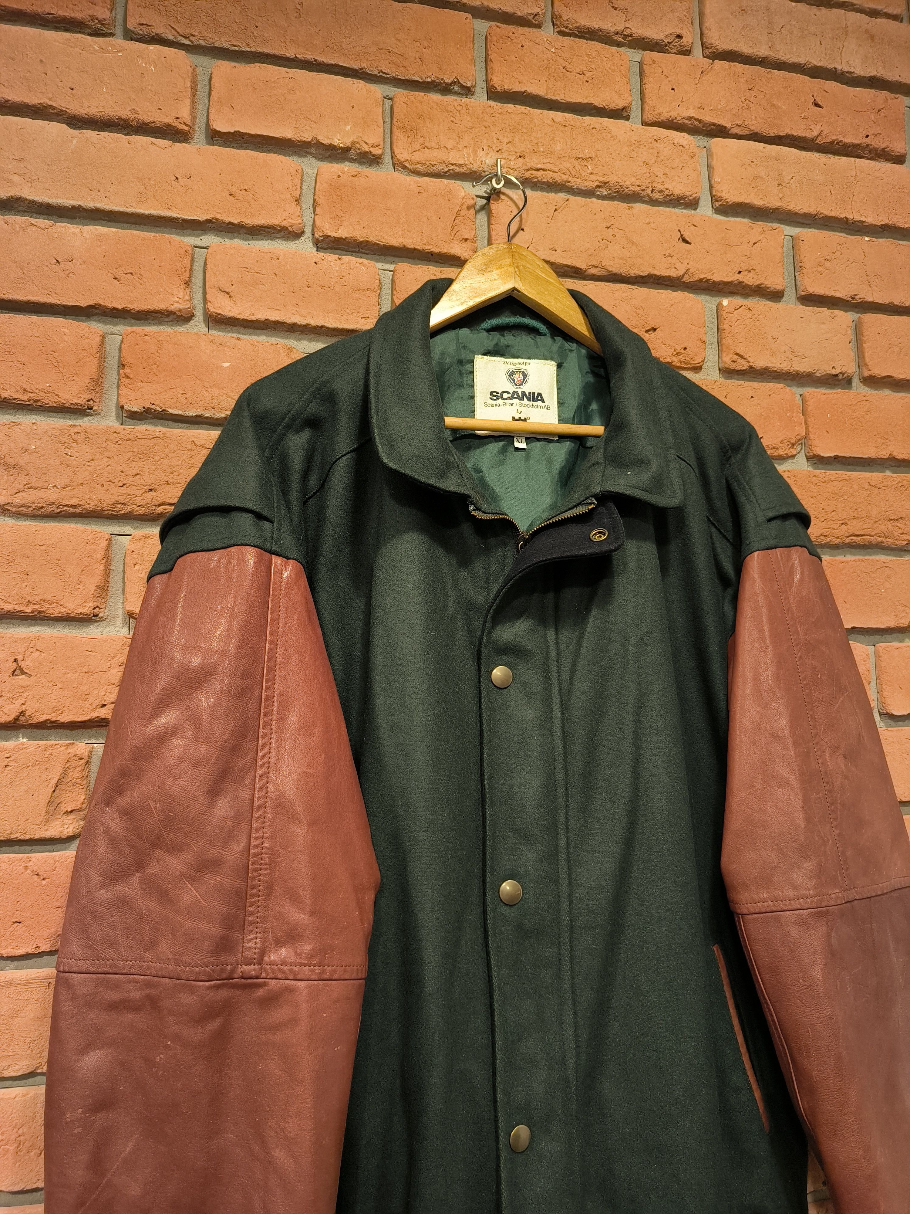 Vintage Vintage Scania Varsity Jacket Bomber Wool Green Regenta Size US XL / EU 56 / 4 - 7 Thumbnail