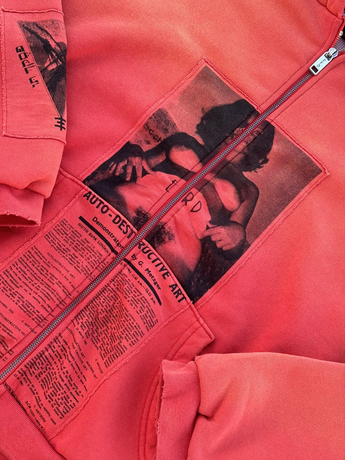 Enfants Riches Deprimes ENFANTS RICHES DEPRIMES ANTI-PROCESS THERMAL LINE HOODIE RED Size US L / EU 52-54 / 3 - 2 Thumbnail
