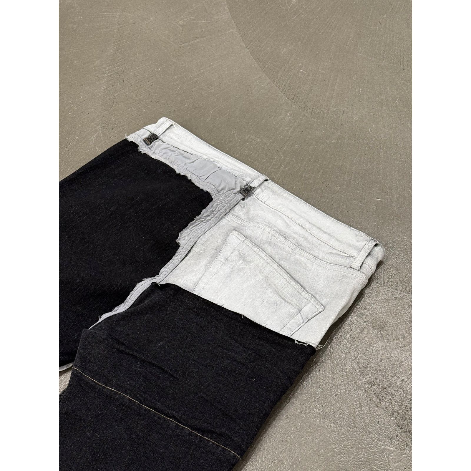 Rick Owens S/S2020 Rick Owens Tyrone painted sample jeans Size US 33 - 6 Thumbnail