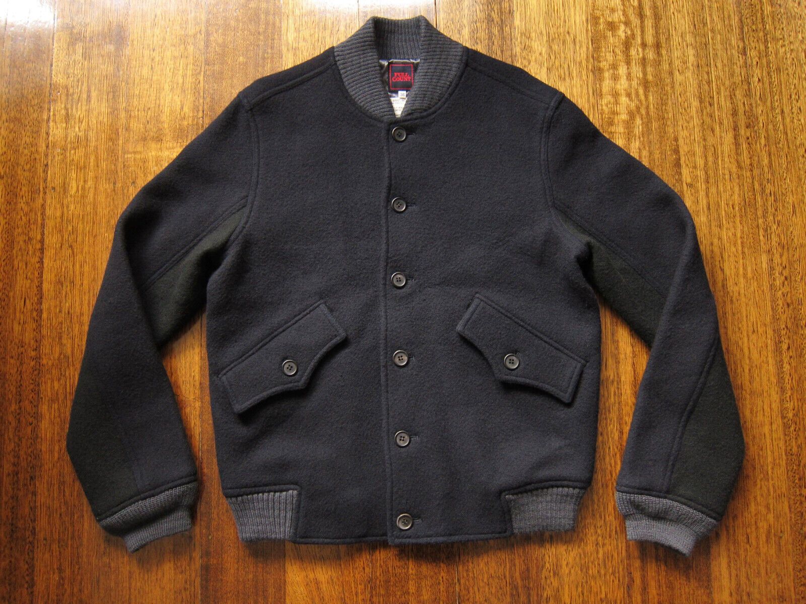 Full Count & Co. FULLCOUNT Flying Man's Intermediate Wool jacket (36) Size US S / EU 44-46 / 1 - 1 Thumbnail