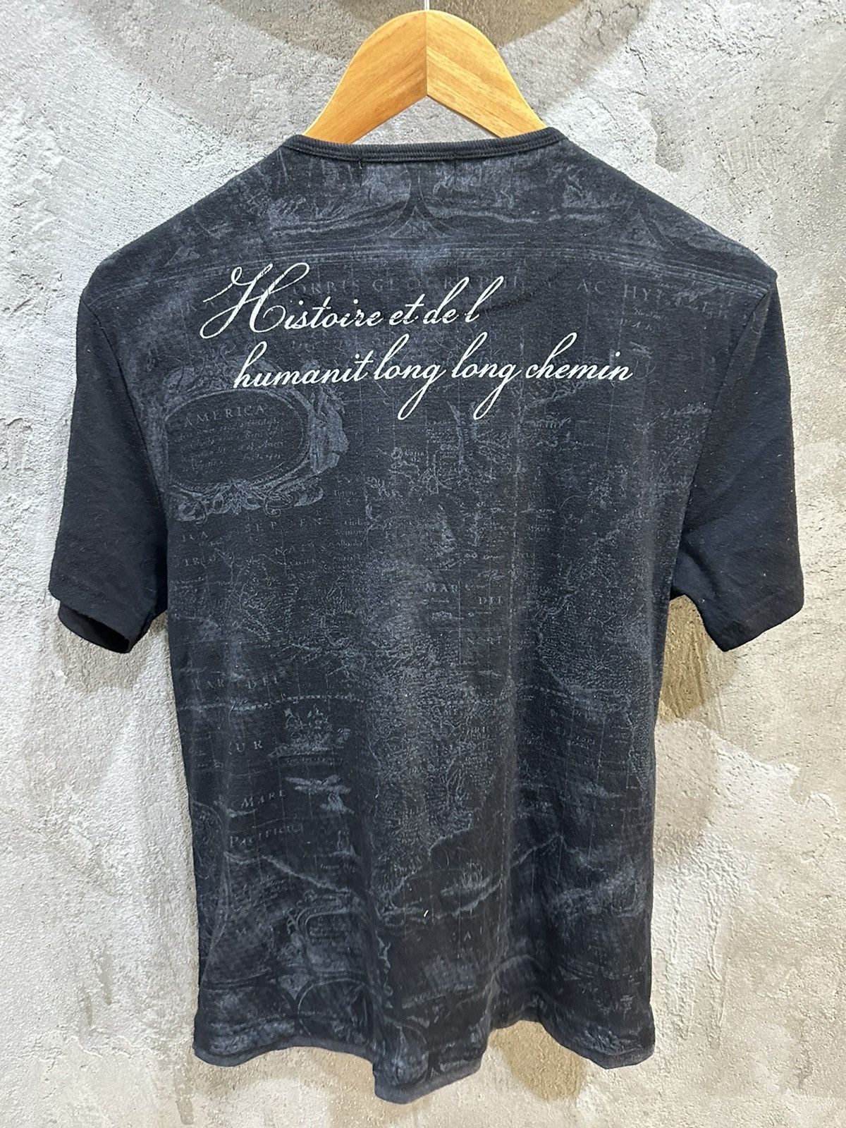 In The Attic 2000s - In The Attic Poem Zipper Tshirt Size US M / EU 48-50 / 2 - 3 Thumbnail