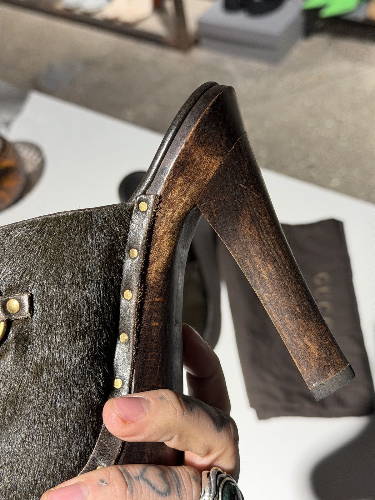 Gucci Gucci by Tom Ford mules 37,5 Size US 7.5 / IT 37.5 - 9 Thumbnail