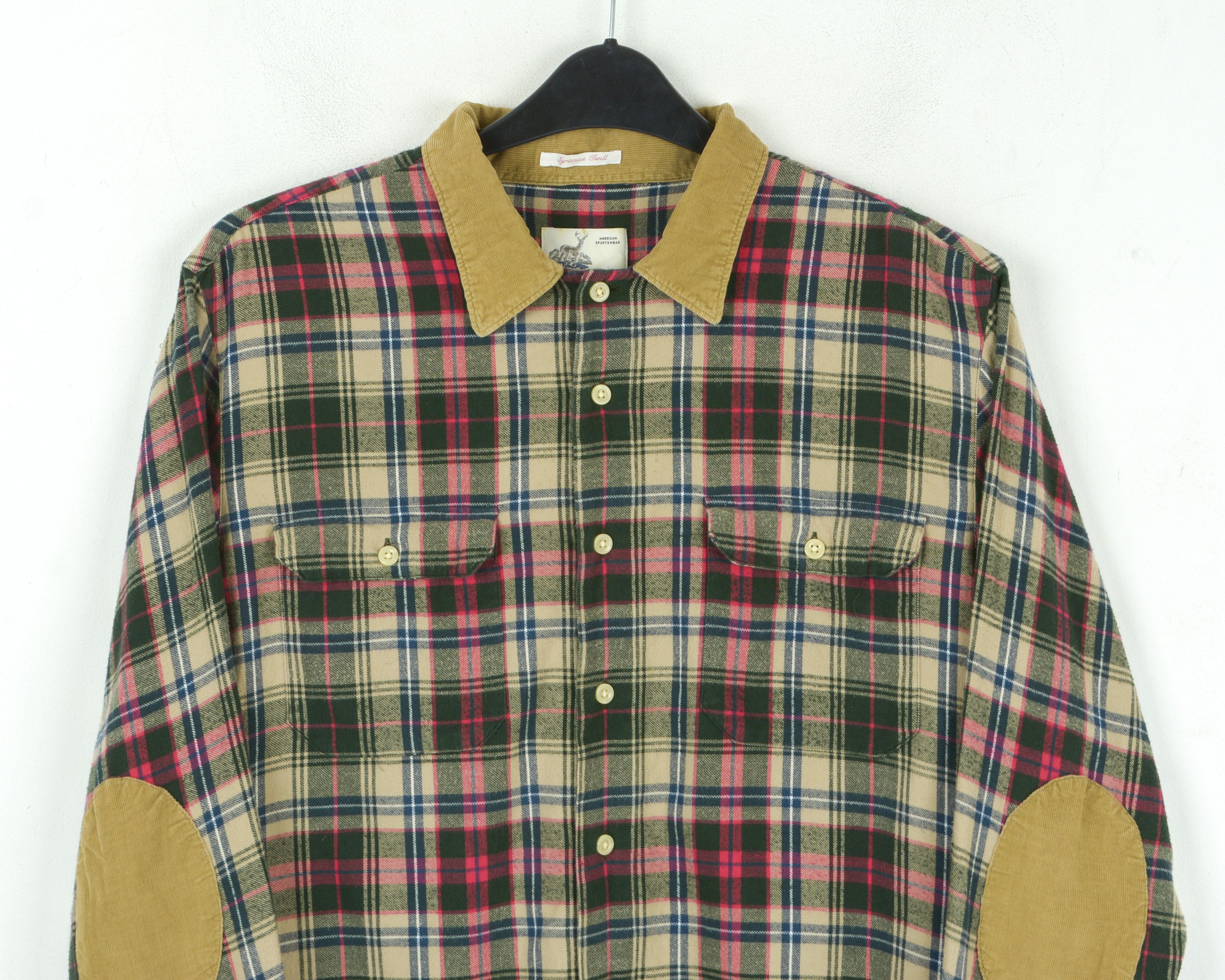 Gant Syracuse Twill Men L Casual Shirt Long Sleeve Plaid Check Size US L / EU 52-54 / 3 - 2 Thumbnail