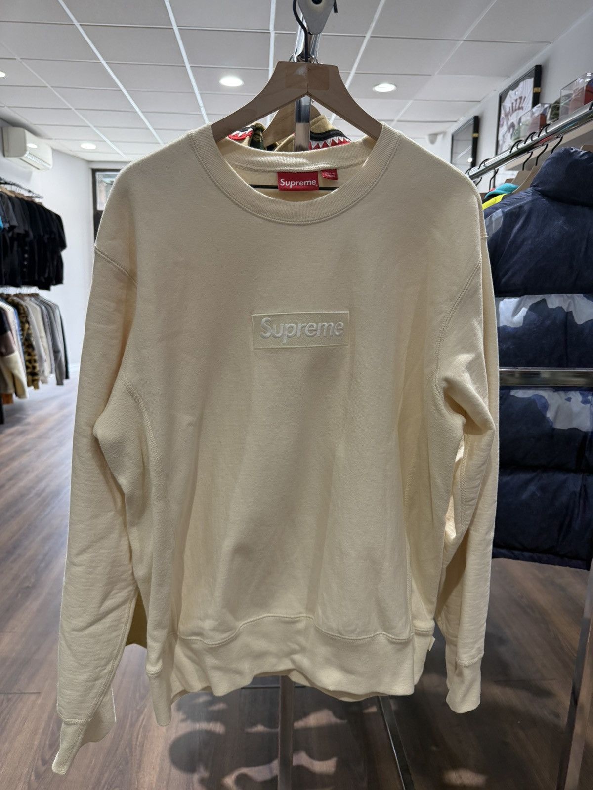 Supreme Supreme FW18 Natural Box Logo Size US L / EU 52-54 / 3 - 1 Thumbnail