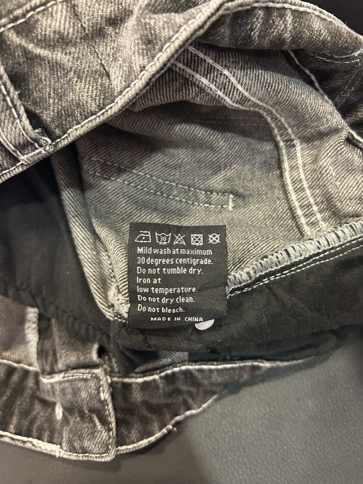 Who Decides War Who Decides War Motif Patched Denim Jeans Size US 34 / EU 50 - 8 Thumbnail
