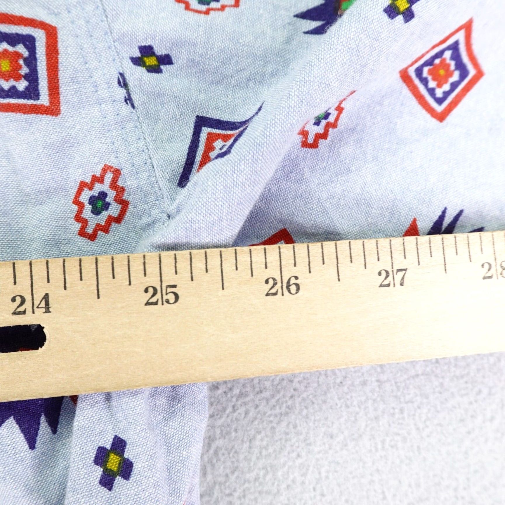 Vintage VINTAGE Magic Shirt Mens L Blue Southwestern Button Up 90s Geometric Western 90s Shirt Mens L Blue Southwestern Button-Up Size US L / EU 52-54 / 3 - 6 Thumbnail