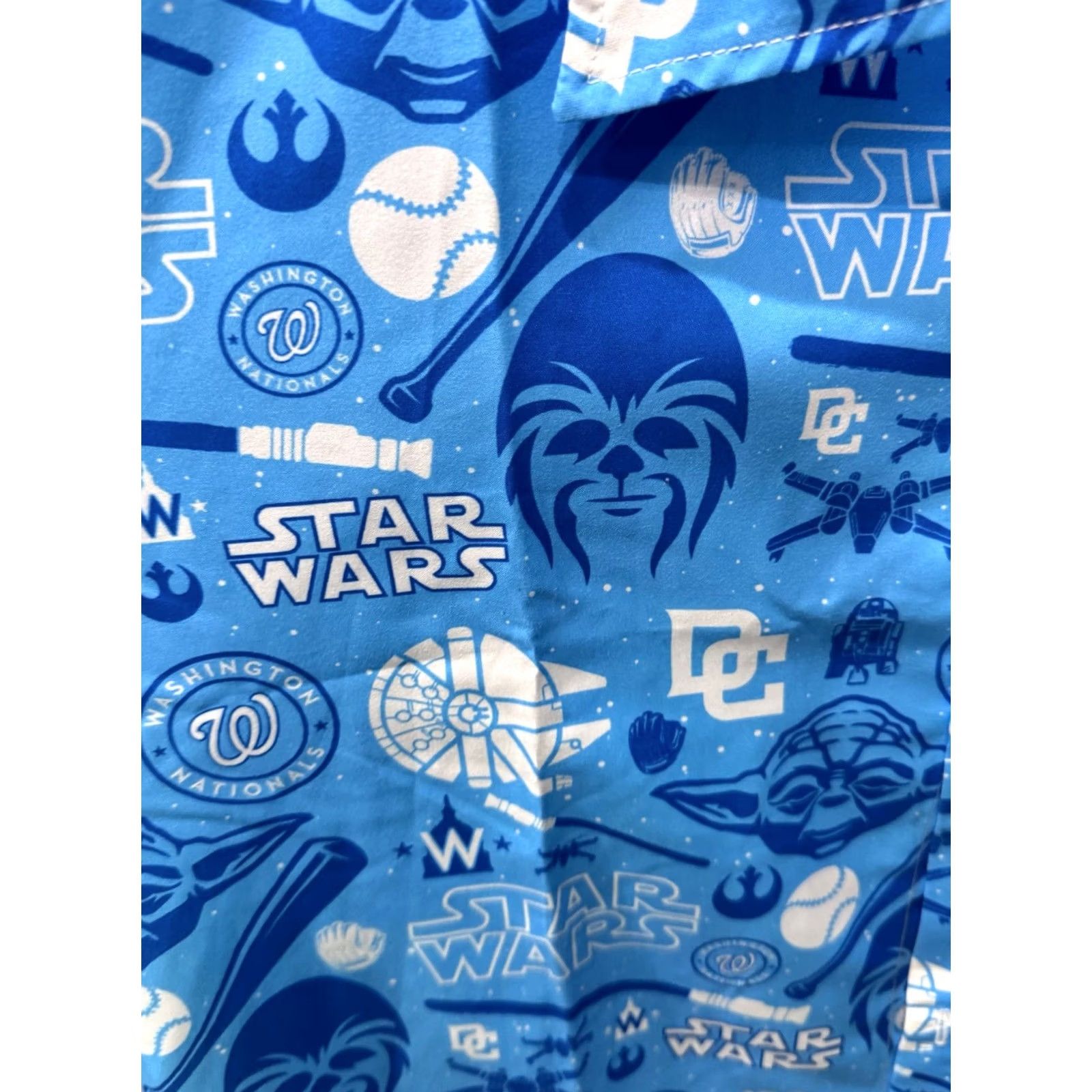 Star Wars BBA Star wars National Shirts XL Button Up Short Sleeve Mens Multicolor Shirt Size US XL / EU 56 / 4 - 6 Thumbnail