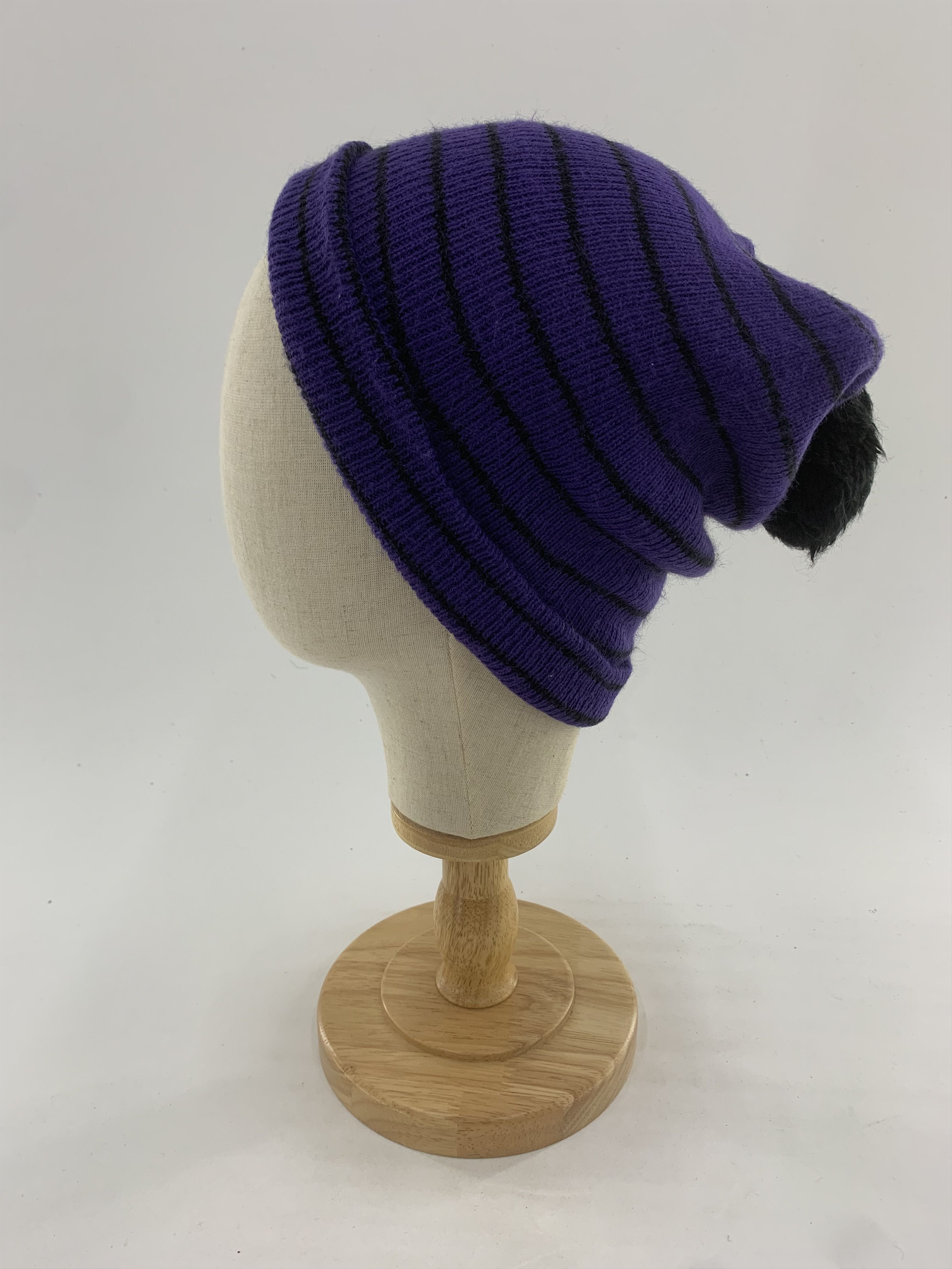 image of Vintage Beanie Hat Snowcap in Purple, Men's