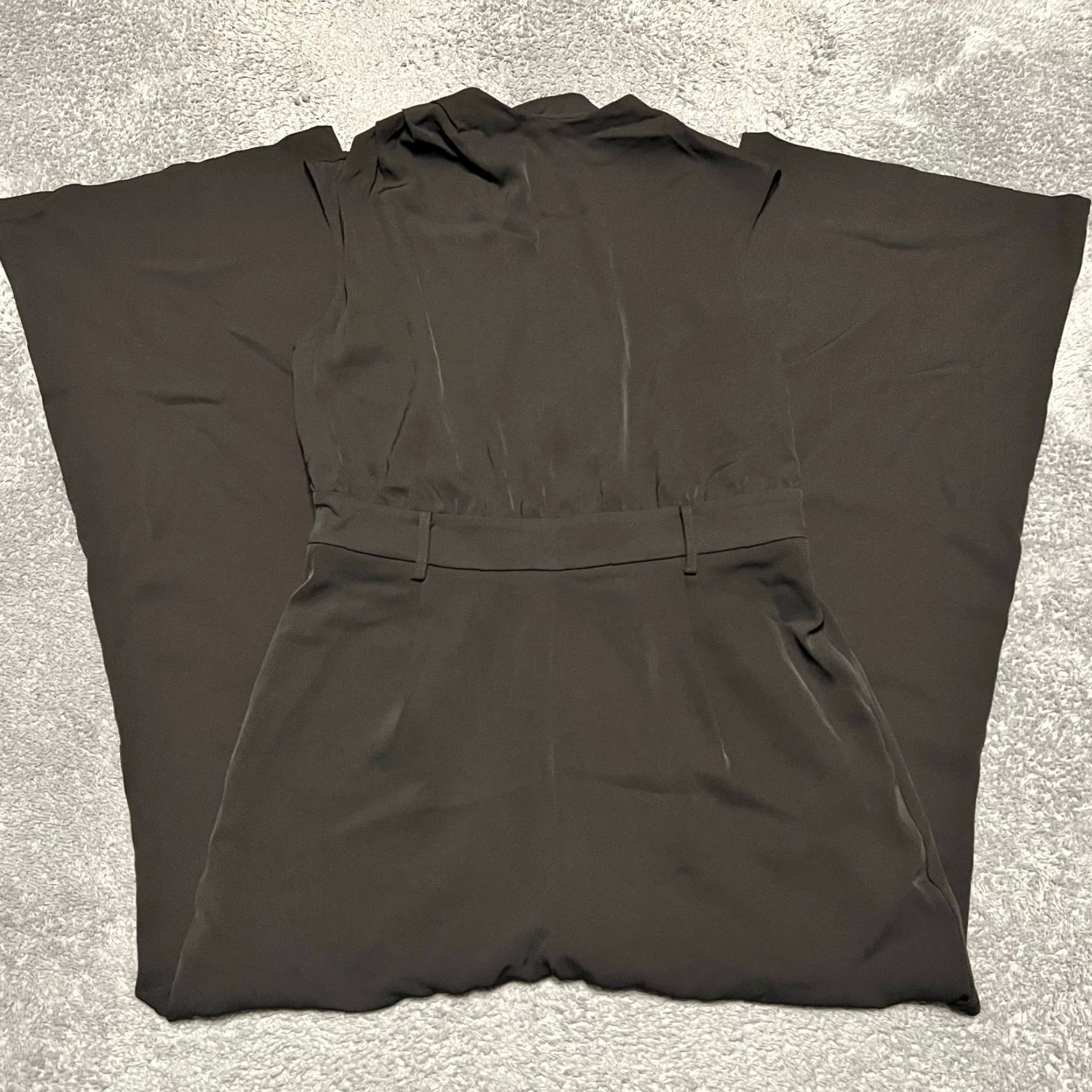 Vintage Commense Jumpsuit Womens Large Black One-Piece Pants Tank L Regular Womens Size 36" / US 14 / IT 50 - 2 Thumbnail