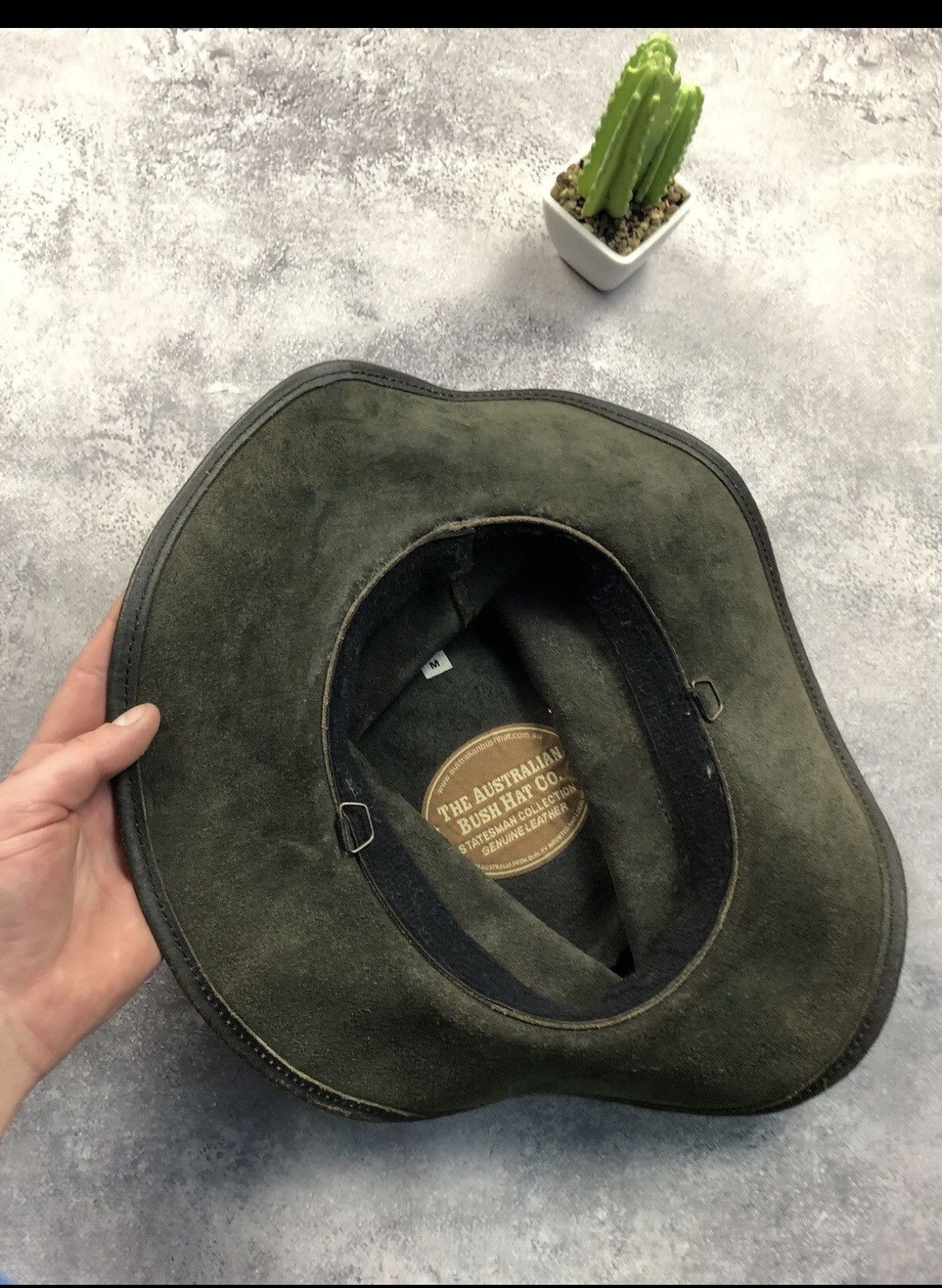 Vintage VINTAGE The Australian Bush Hat Co Statesman Leather Rare Size ONE SIZE - 8 Thumbnail
