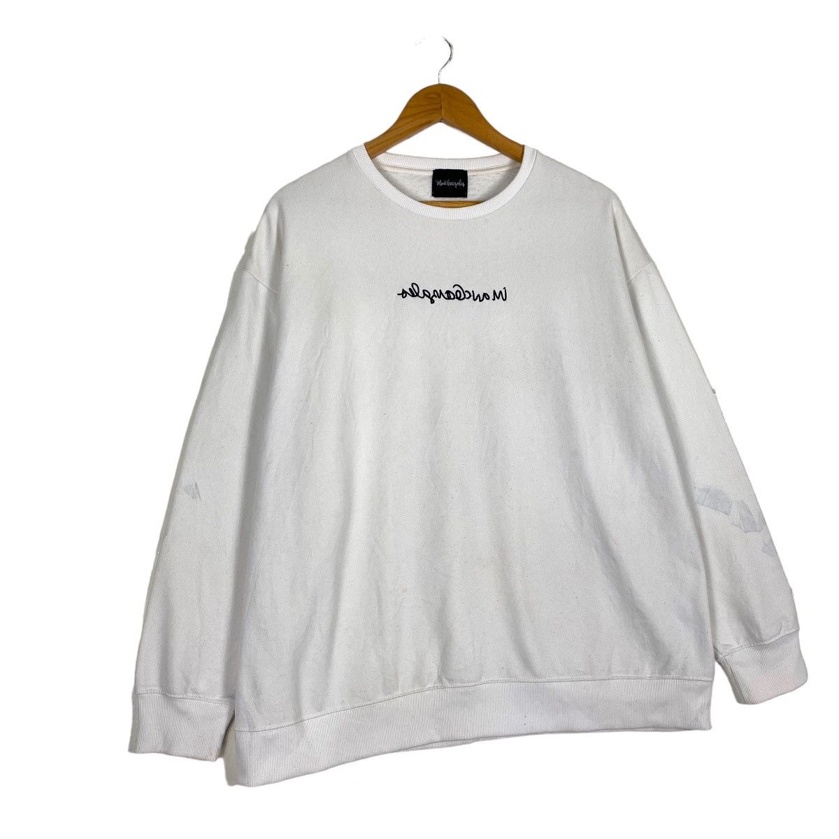 Japanese Brand × Rap Tees Mark Gonzales Big Logo Sweatshirt Size US M / EU 48-50 / 2 - 4 Thumbnail