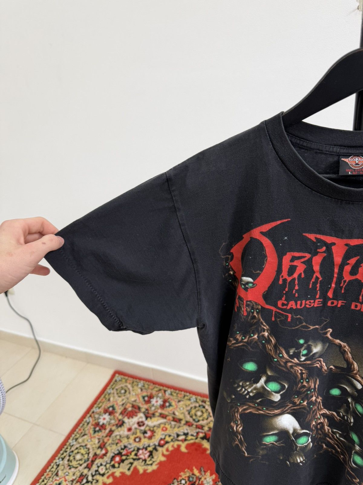 Band Tees Vintage Obituary Cause Of Death Pile Of Skull Band T-Shirt Size US M / EU 48-50 / 2 - 8 Thumbnail