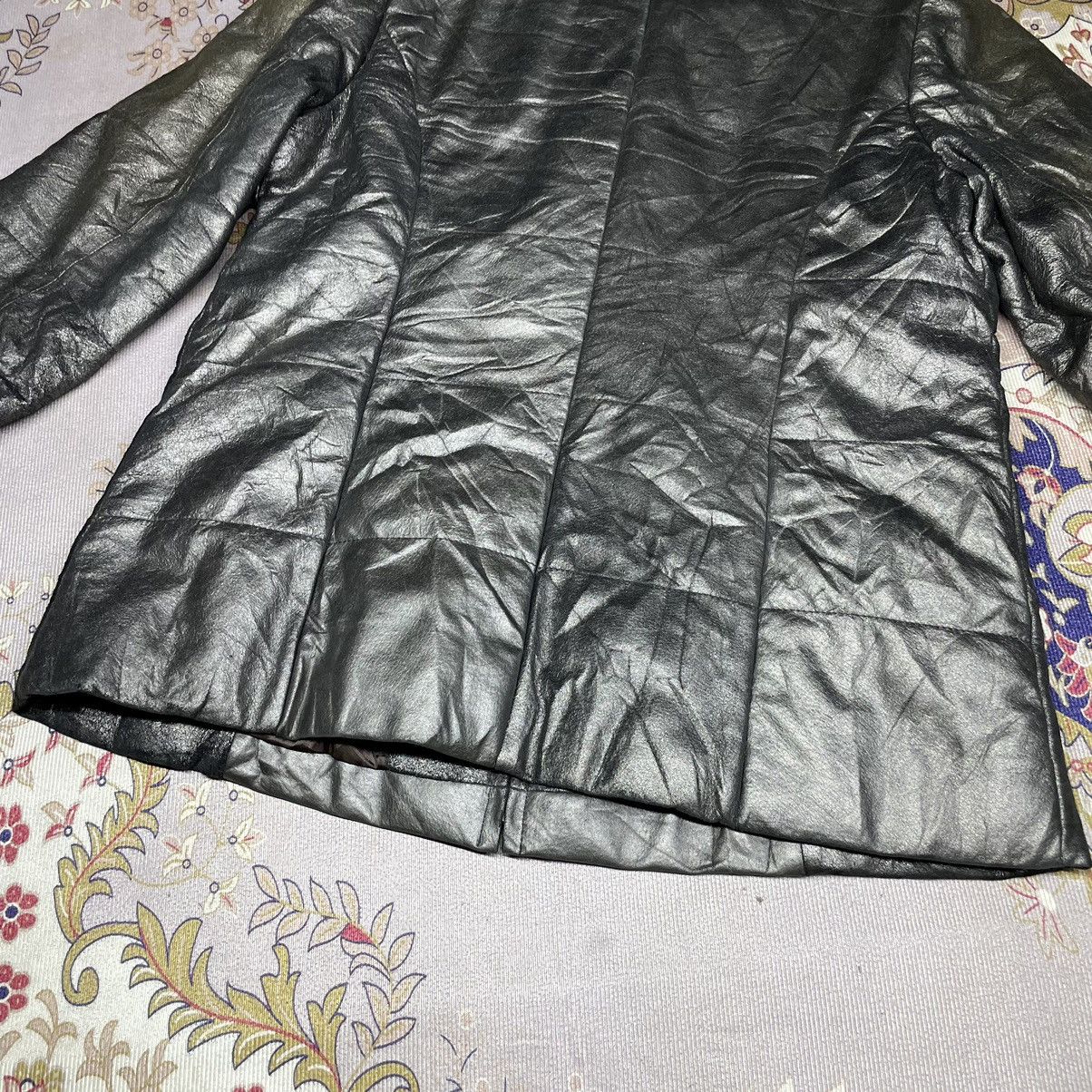 Kansai Yamamoto Kansai Bis by Kansai Yamamoto PU Leather Puffer Jacket Size M / US 6-8 / IT 42-44 - 13 Thumbnail