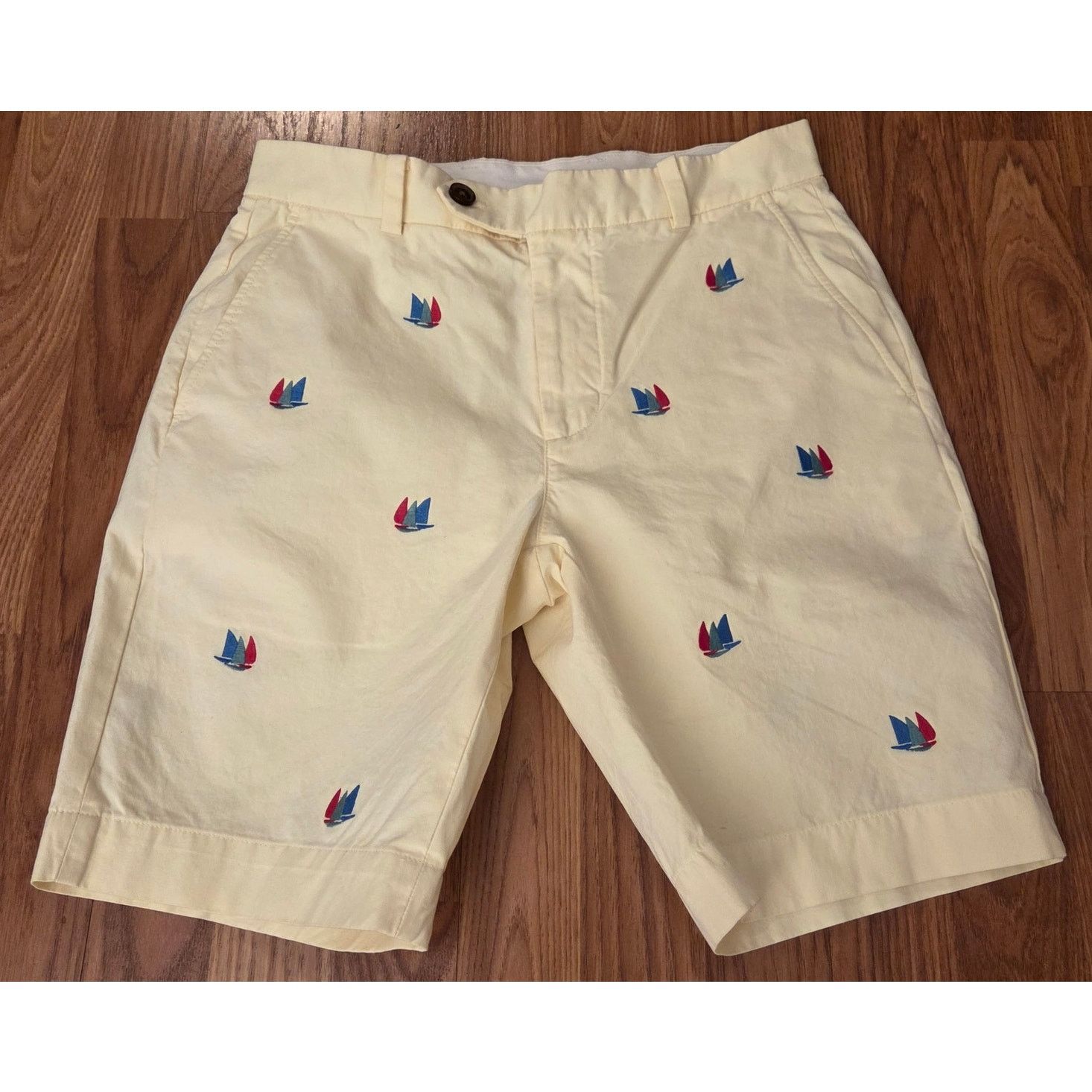 Brooks Brothers Brooks Brothers Men's Bermuda Shorts - Canary Yellow W30 Size US 30 / EU 46 - 5 Thumbnail