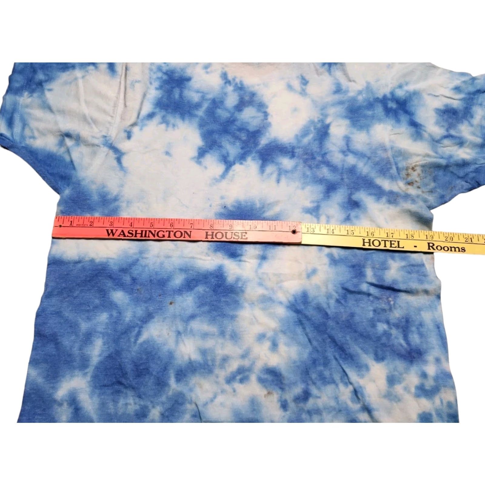 Vintage VINTAGE 70s Screen Stars T-Shirt Men Medium Short Sleeve Cotton Blend Blue Waves Bird Design Distressed USA Size US L / EU 52-54 / 3 - 3 Thumbnail