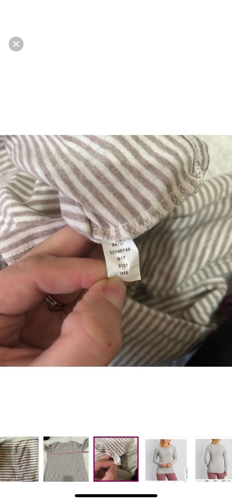 Duluth Trading Company Duluth trading co large striped long sleeved tee Size L / US 10 / IT 46 - 6 Thumbnail