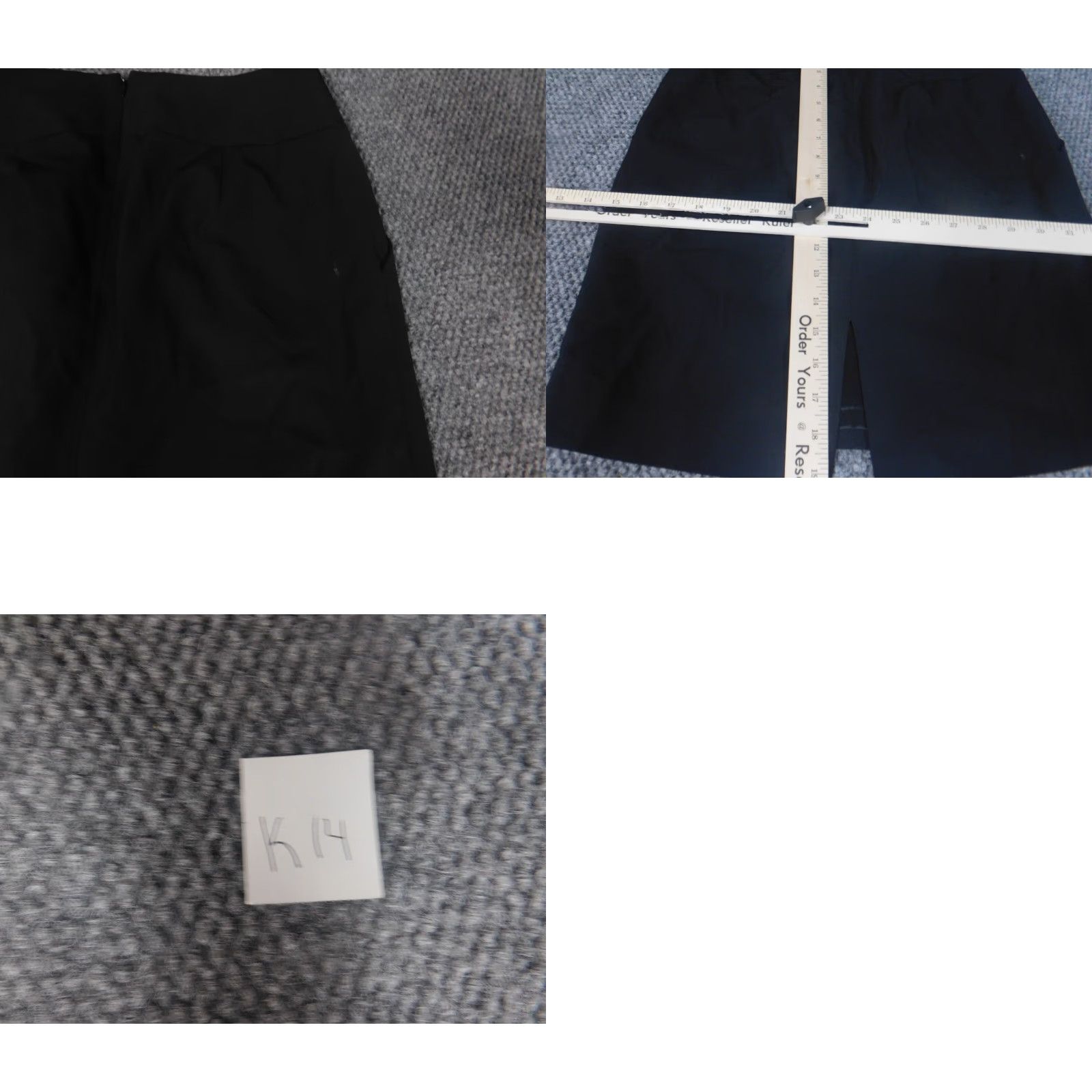 Express Express Skirt Women 2 Black A-Line Knee Length Zipper Lined Knit Polyester Viscose Casual Regular Rise Mid Vintage No N/A Size 26" / US 2 / IT 38 - 8 Thumbnail