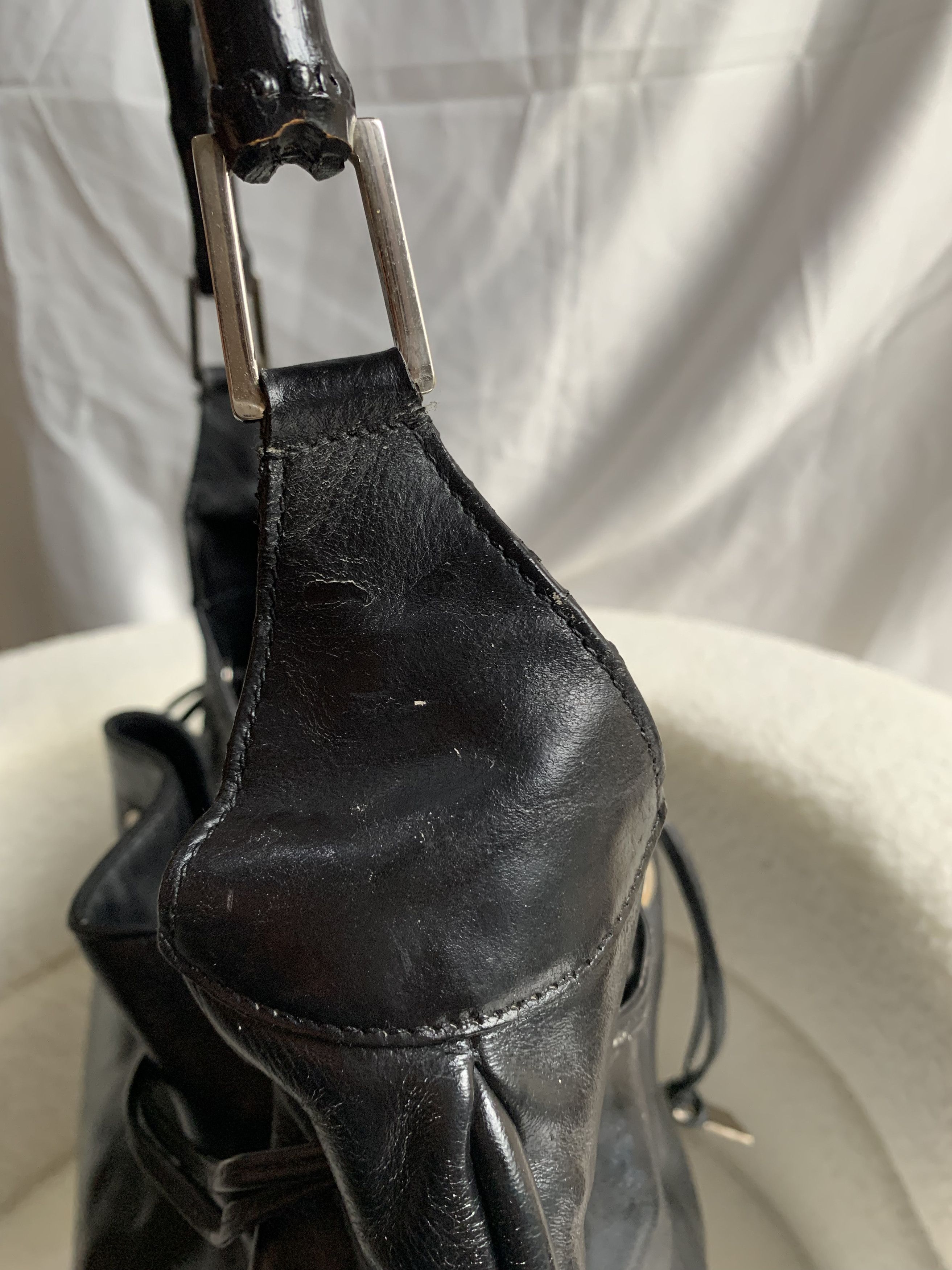 Gucci Authentic Gucci Bamboo Top Handle Hobo Bag Size ONE SIZE - 7 Thumbnail