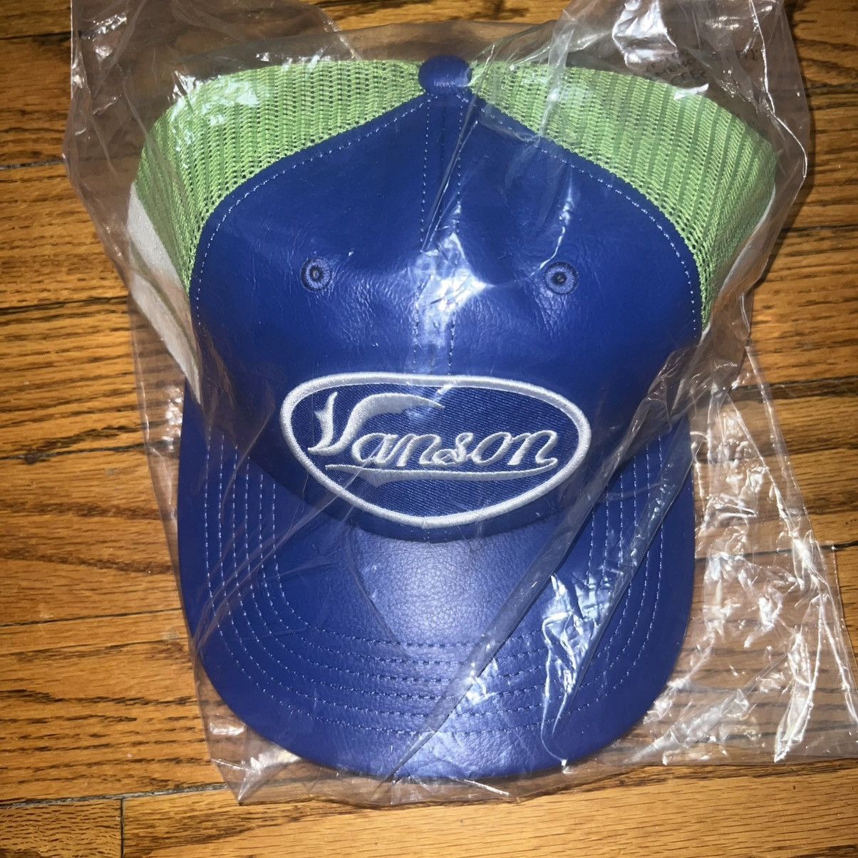 Supreme × Vanson Leathers Supreme Vanson Leathers Mesh Back 6-panel Blue Hat size: OS Size ONE SIZE - 3 Thumbnail