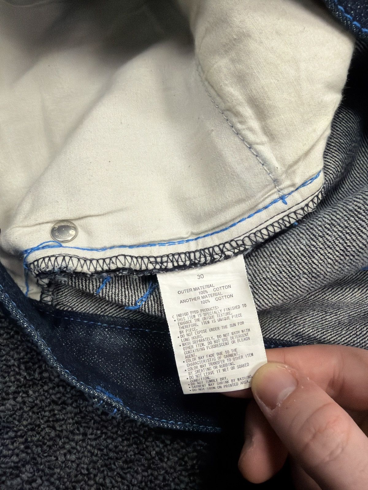 Stussy Vintage 2000s Stussy Spellout Denim Shorts / Jorts Waist 32 Size US 32 / EU 48 - 8 Thumbnail