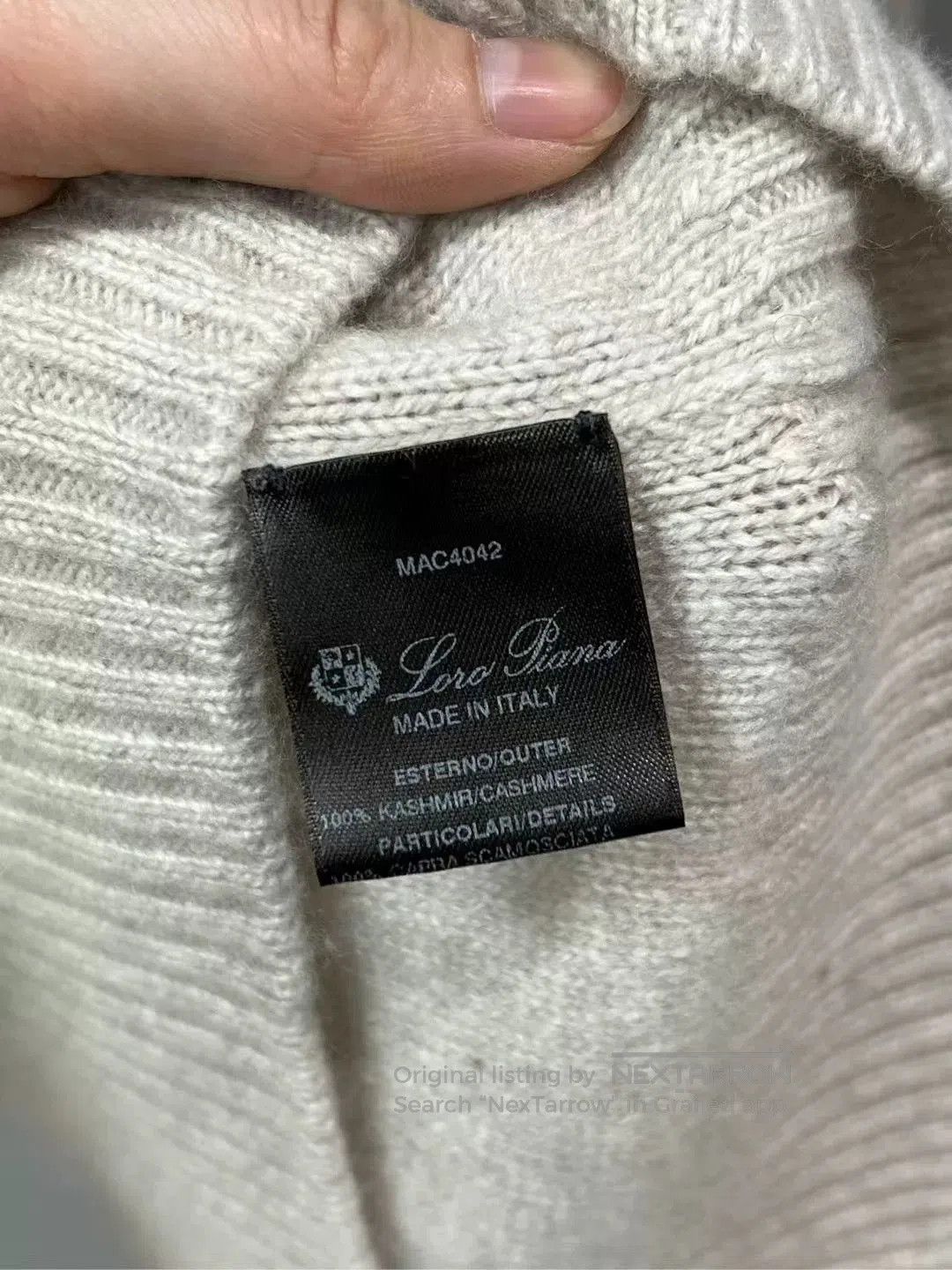 Loro Piana Loro Piana High-Neck Sweater in New Condition. Size US L / EU 52-54 / 3 - 5 Thumbnail