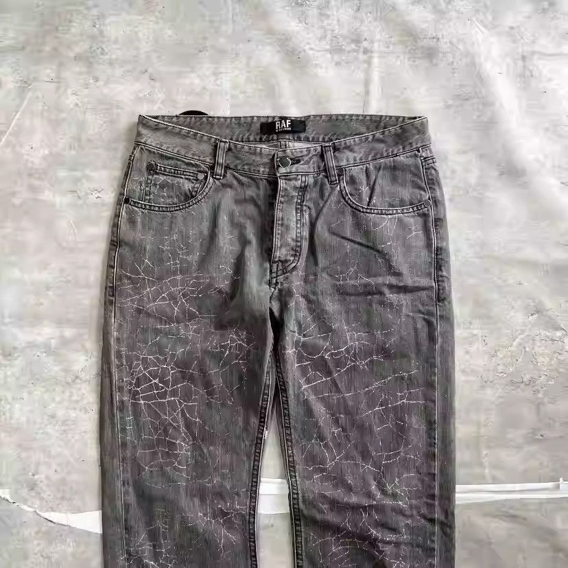 Raf Simons Raf Simons ripped jeans-2505 Size US 34 / EU 50 - 4 Thumbnail