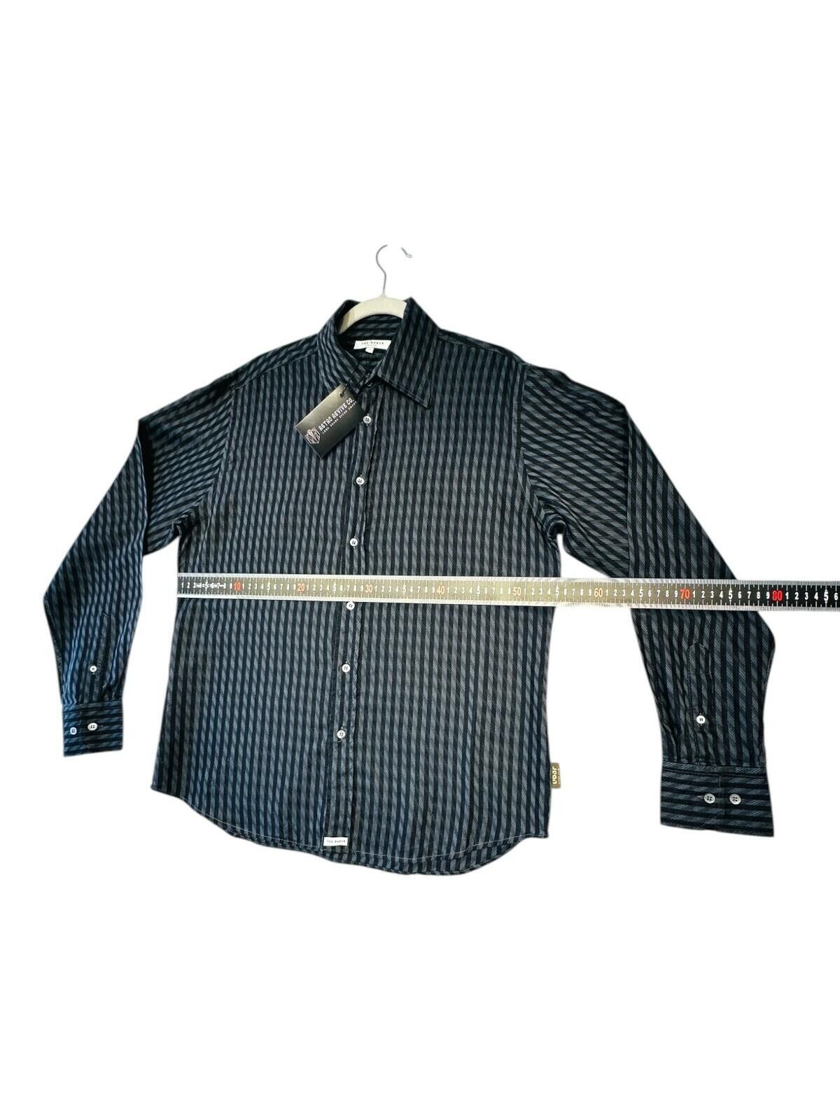 Ted Baker Ted Baker 4 Shirt Men's UK Size L Black Embroidered Logo Size 42R - 8 Thumbnail