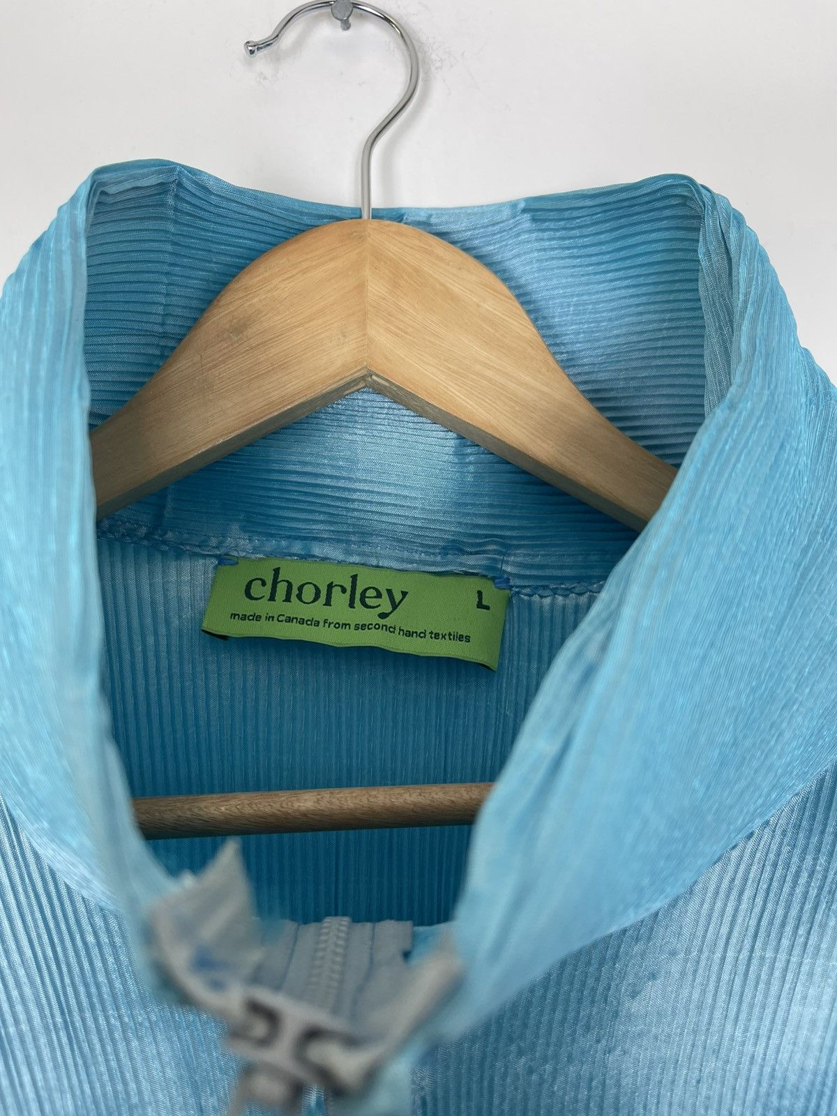 Chorley Convertible 2 way zipper pleated track jacket with darts Size US L / EU 52-54 / 3 - 5 Thumbnail