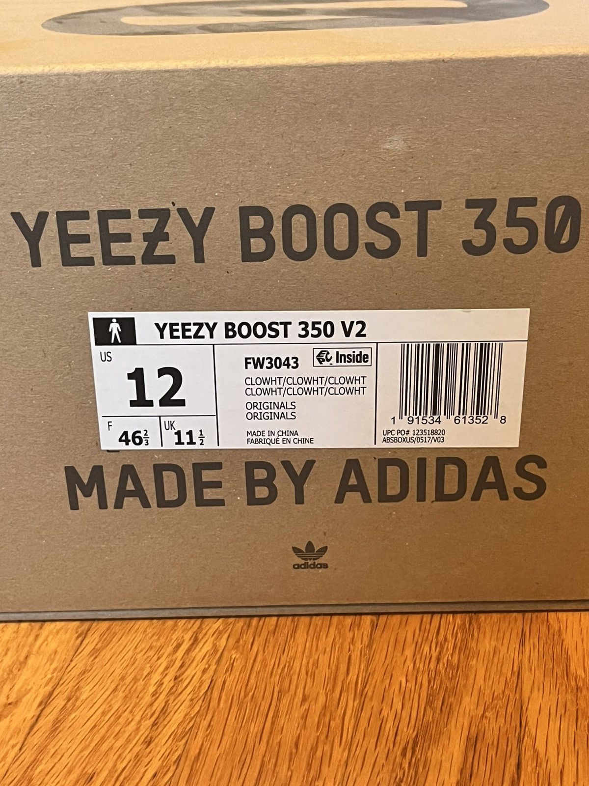 Adidas × Kanye West × Yeezy Yeezy 350 Boost v2 Cloud White Reflective Size US 12 / EU 45 - 9 Thumbnail